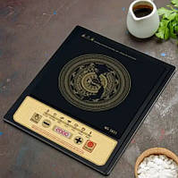 Індукційна плита Domotec MS-5833, Однокомфорочна настільна плита, Маленька електроплита