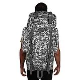 Рюкзак Тактичний A21 Pixel 70L, Похідна велика сумка, Військовий рюкзак, Похідна велика сумка, фото 8