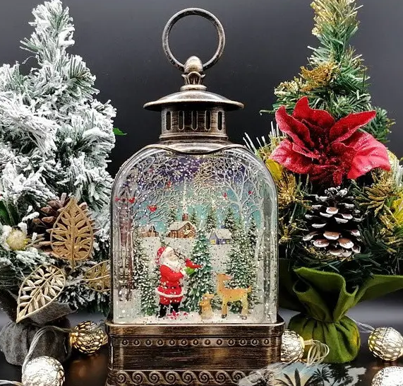 Нічник новорічний музичний Xmas 20109A/B/C, Новорічний декор на стіл, Подарунки та сувеніри
