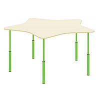 Стіл дитячий п'ятикутний "Таємничий всесвіт"  регульований, Столи для дитячих садків