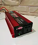 Перетворювач Напруги DC/AC з 12V на 220V 2200W Чистий Синус LCD, Інвертор Підвищувальний, фото 8