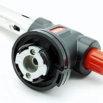 Портативний газовий пальник 504С на балончик із п'єзопідпалом, Насадка на газовий балон, фото 4