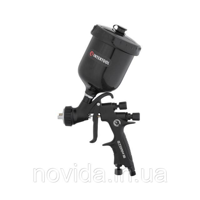 Фарбопульт пневматичний HVLP BLACK M-DIAMOND професійний, форсунка 1.8 мм STORM INTERTOOL PT-0168