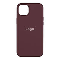 Чехол для iPhone 15 Plus Silicone Case Full Size AA Цвет 73 Plum