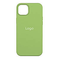 Чехол для iPhone 15 Plus Silicone Case Full Size AA Цвет 01 Mint