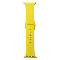 Ремешок для Apple Watch Band Silicone One-Piece Size-S 42/44/45/49 mm Цвет 50, Canary yellow