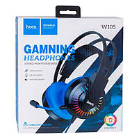 Игровые Наушники Hoco W105 Joyful Цвет Синий