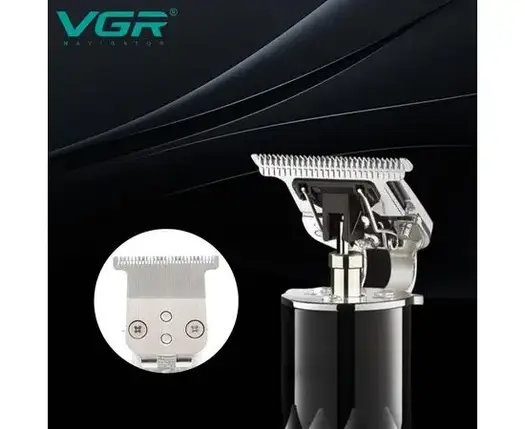 Професійна акумуляторна машинка для стриження волосся VGR V-077 тример для бороди, фото 3