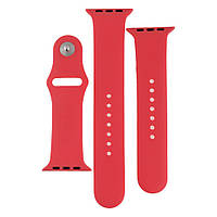 Ремешок для Apple Watch Band Silicone Two-Piece 42/44/45/49 mm Цвет 37, Rose red