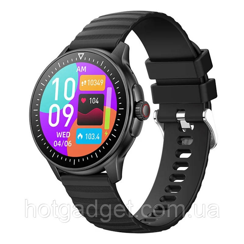 Смарт-годинник жіночий Senbono ZW45 BLACK (розмова, тонометр, температура, пульсоксиметр)