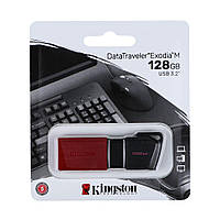 Накопитель USB Flash Drive 3.2 Kingston DT Exodia M 128gb Цвет Black/Red