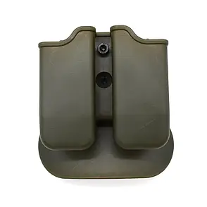 Зелена тактична полімерна кобура + паучер Gen1-4 Glock 17 IMI Glock Green (Paddle), фото 2