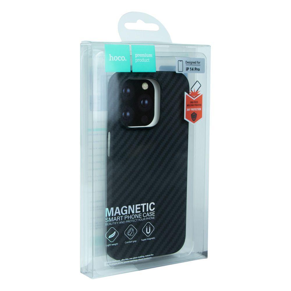 Чехол для iPhone 14 Pro Hoco ultra-thin magnetic protective case Цвет black - фото 5 - id-p2013370931