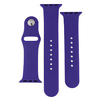 Ремешок для Apple Watch Band Silicone Two-Piece 38/40/41 mm Цвет 39, Elegant purple