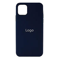 Чехол для iPhone 11 Pro Max Silicone Case Full Size AA Цвет 08 Dark blue