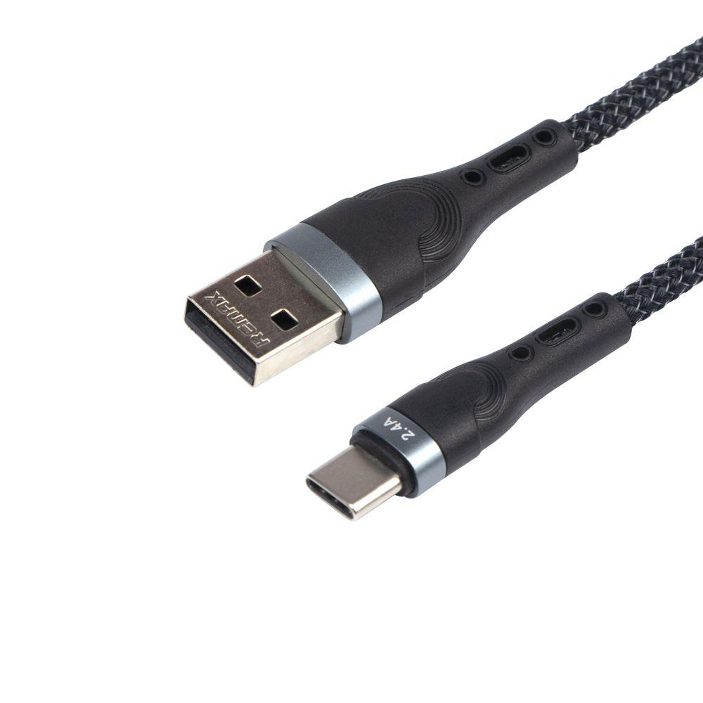 Кабель USB Remax RC-C006A Type-C Цвет Черный - фото 2 - id-p2013364410
