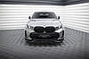 Сплітер BMW X6 G06 LCI M-Sport (2023+) тюнінг обвіс губа спідниця елерон (V2), фото 6