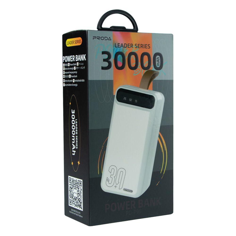 Power Bank Remax Proda PD-P96 Leading series 30000 mAh Цвет Белый - фото 1 - id-p2013362030