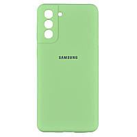 Чехол Full Case HQ with frame для Samsung S21 Plus Цвет 01, Mint