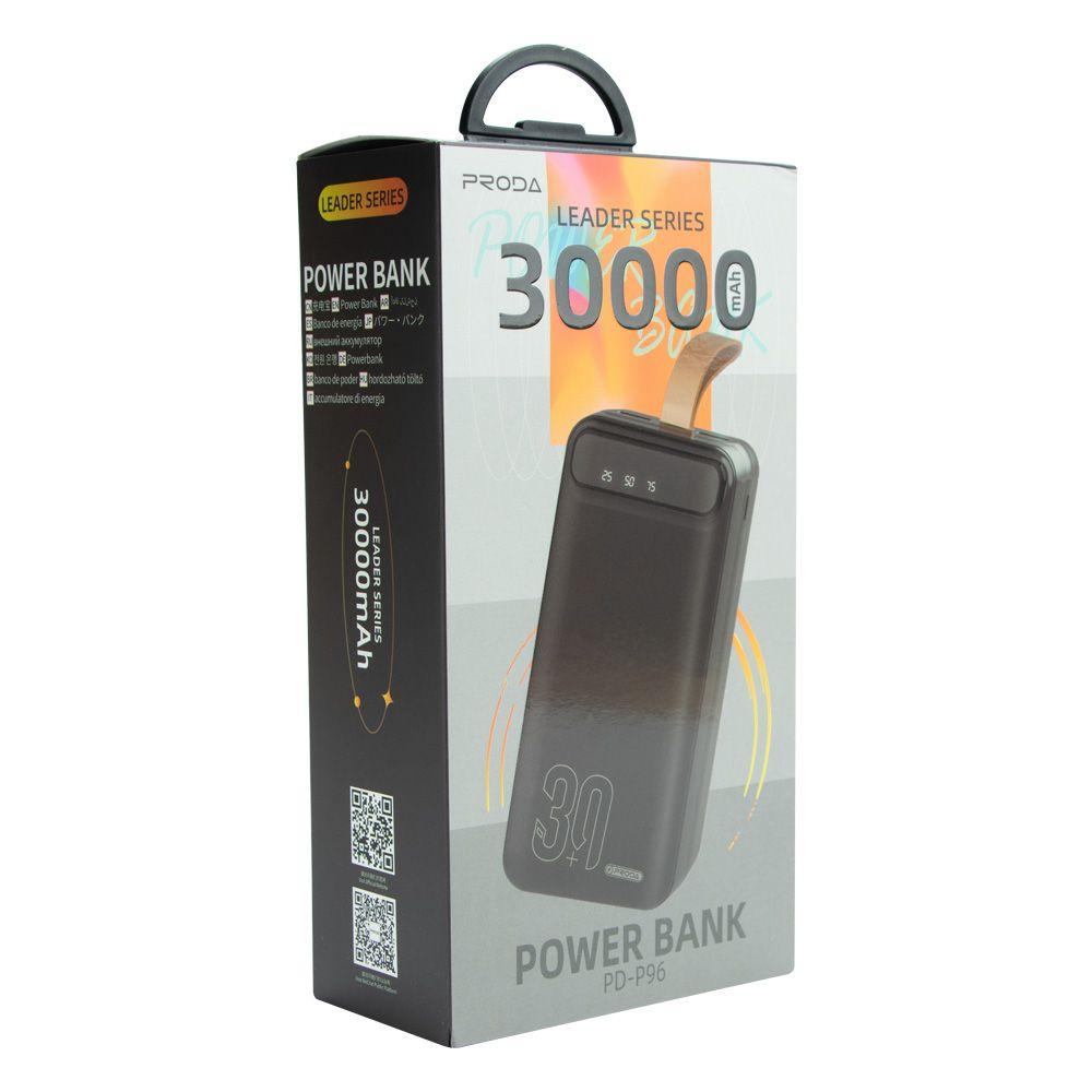 Power Bank Remax Proda PD-P96 Leading series 30000 mAh Цвет Чёрный - фото 2 - id-p2013362039