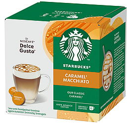 Кава в капсулах Дольче Густо- Dolce Gusto Starbucks Latte Caramel (12 капсул = 6 порцій)