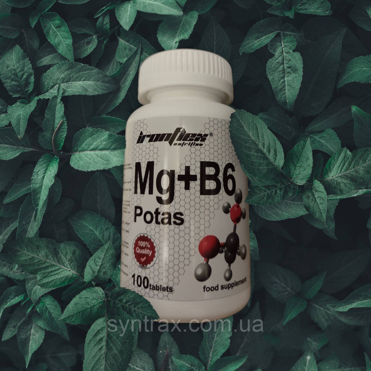 Ironflex Mg + B6 Potas 100 tab , магній б6