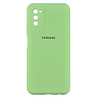 Чехол для Samsung A03s Full Case HQ with frame 164mm Цвет 01 Mint