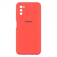 Чехол для Samsung A03s Full Case HQ with frame 164mm Цвет 30 Peach