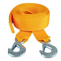 Трос буксир ТР-250-3-1 3т стрічка 46 мм х 5 м оранж/гак/кулек