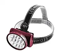 Налобный фонарь WimpeX WX-1898 13 Led (2 режима) Красного цвета для ежедневного использования