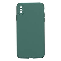 Чехол для iPhone Xs Max Full Frame Camera Protective No Logo Цвет 55 Pine green