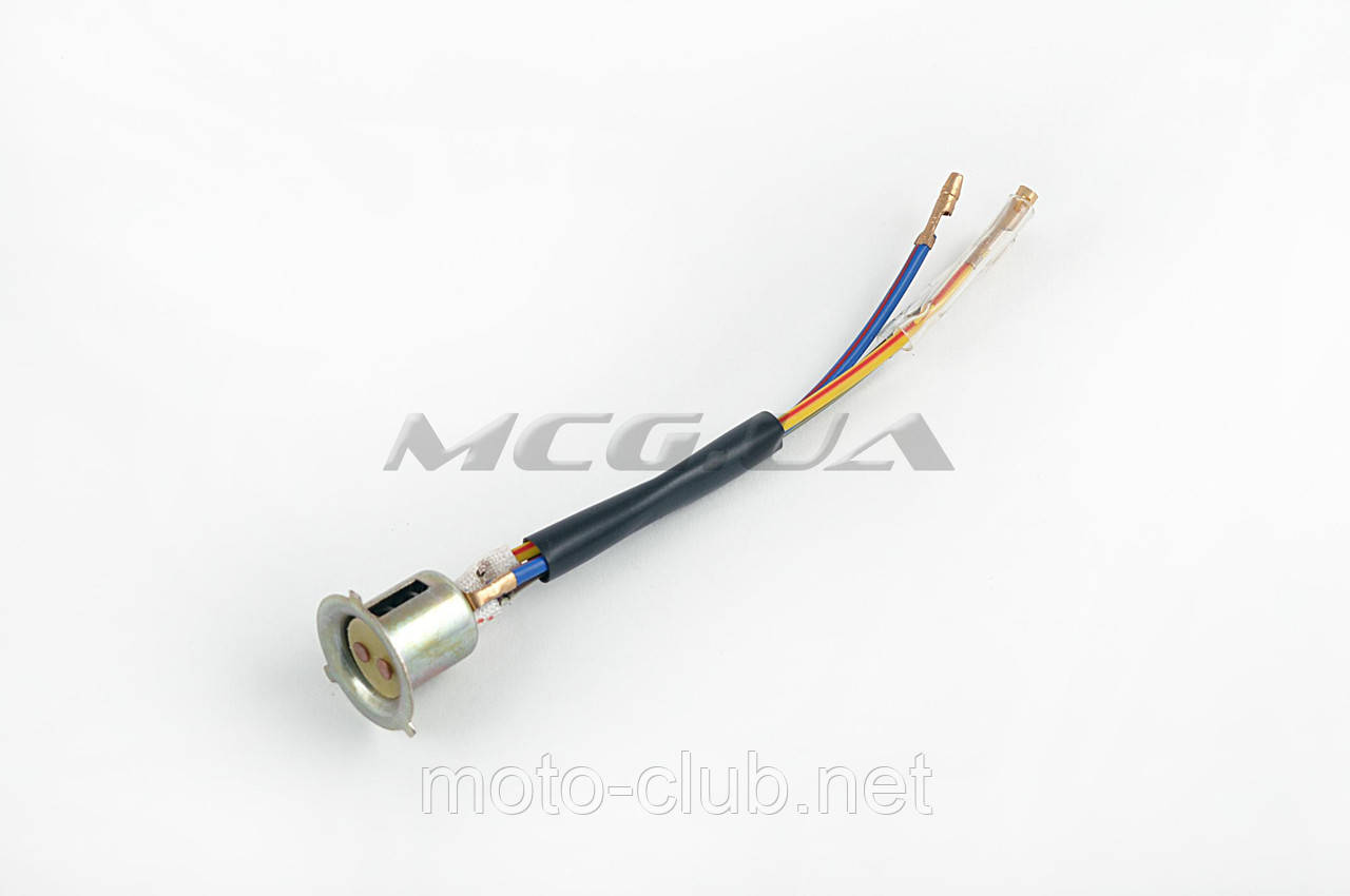 Патрон фари на мототехніку P15D-25-3 (3 вуса) "FLASH-249" (mod:2), фото 1