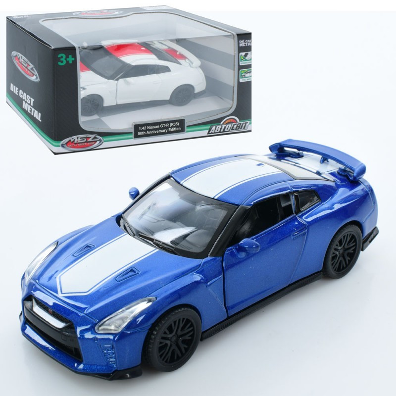 Машина автомодель "Nissan" AS-3069 АвтоСвіт, 1:42, метал, інерційна, 11 см, відчиняються двері