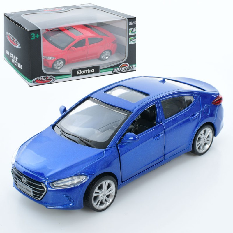 Машина автомодель "Hyundai Elantra" AS-3068 АвтоСвіт, 1:40, метал, інерційна, 11 см, відчиняються двері, фото 1