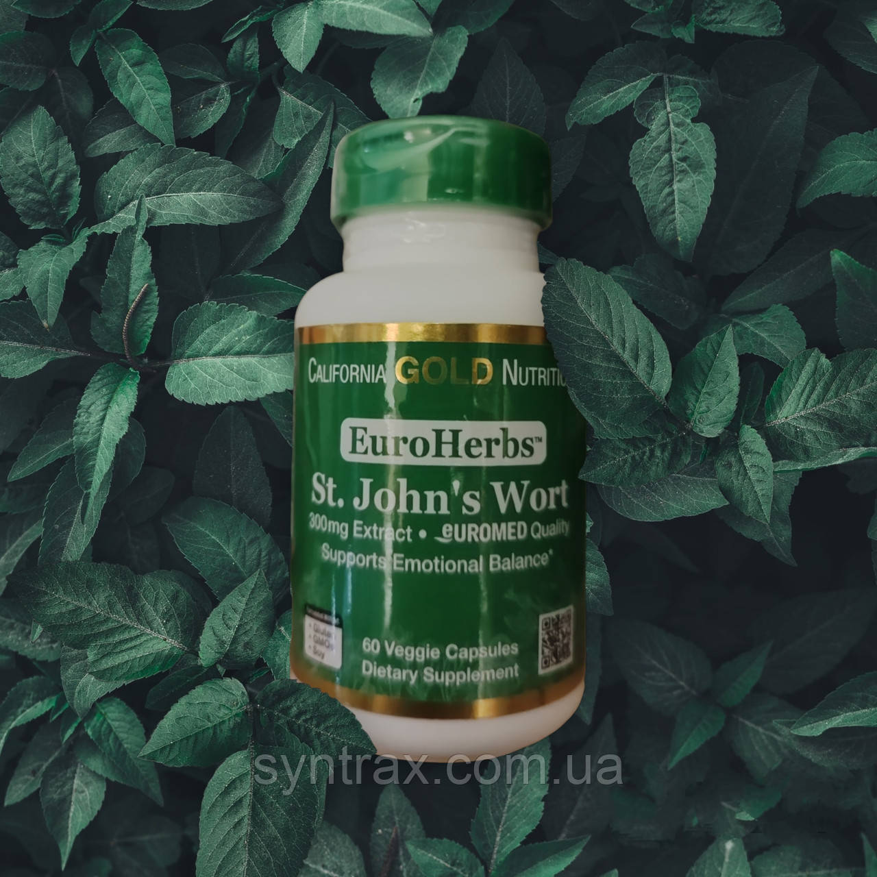 California Gold Nutrition St.John's Wort Extract 60 veg caps, екстракт звіробою