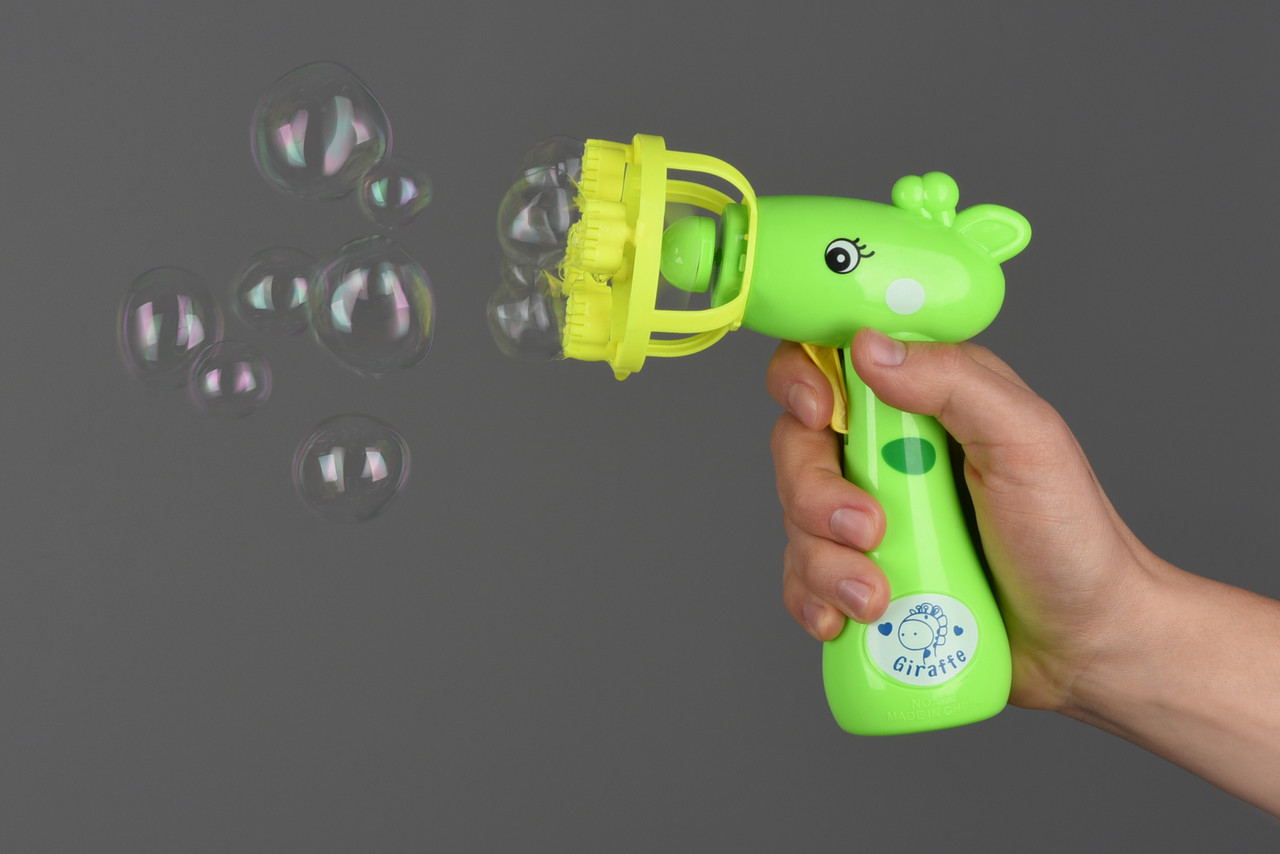 Same Toy Мыльные пузыри Bubble Gun Жираф (зеленый) Baumar - Гарант Качества - фото 1 - id-p2013389474