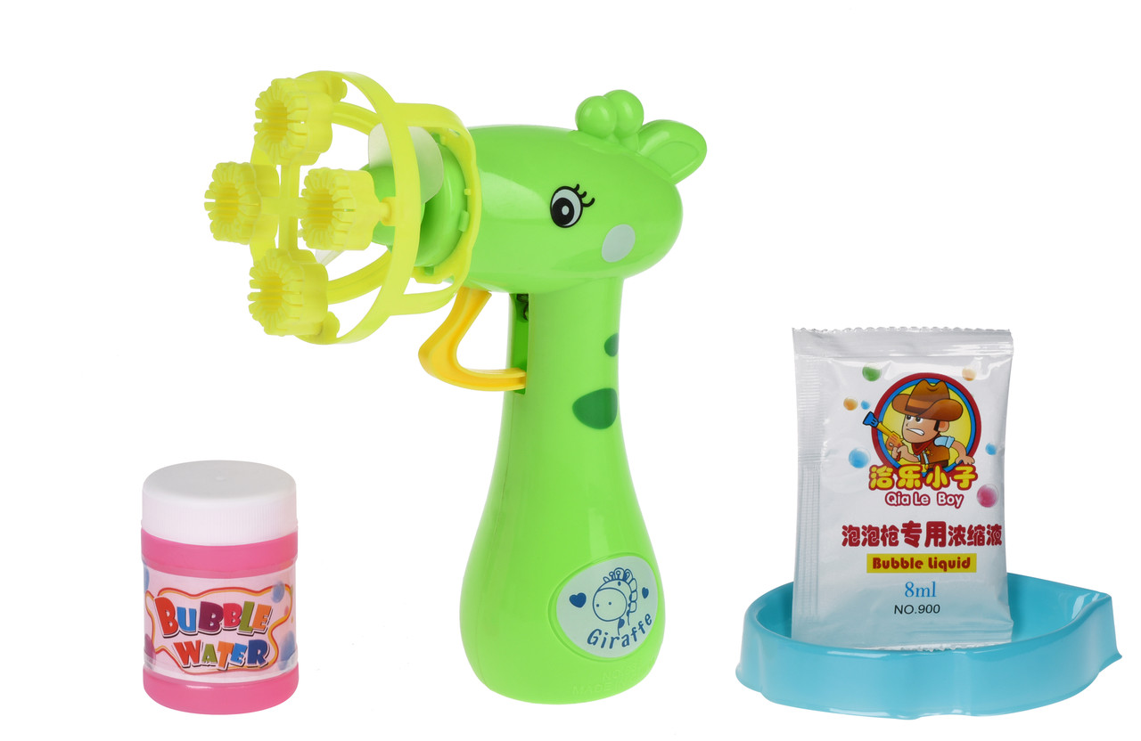 Same Toy Мыльные пузыри Bubble Gun Жираф (зеленый) Baumar - Гарант Качества - фото 2 - id-p2013389474