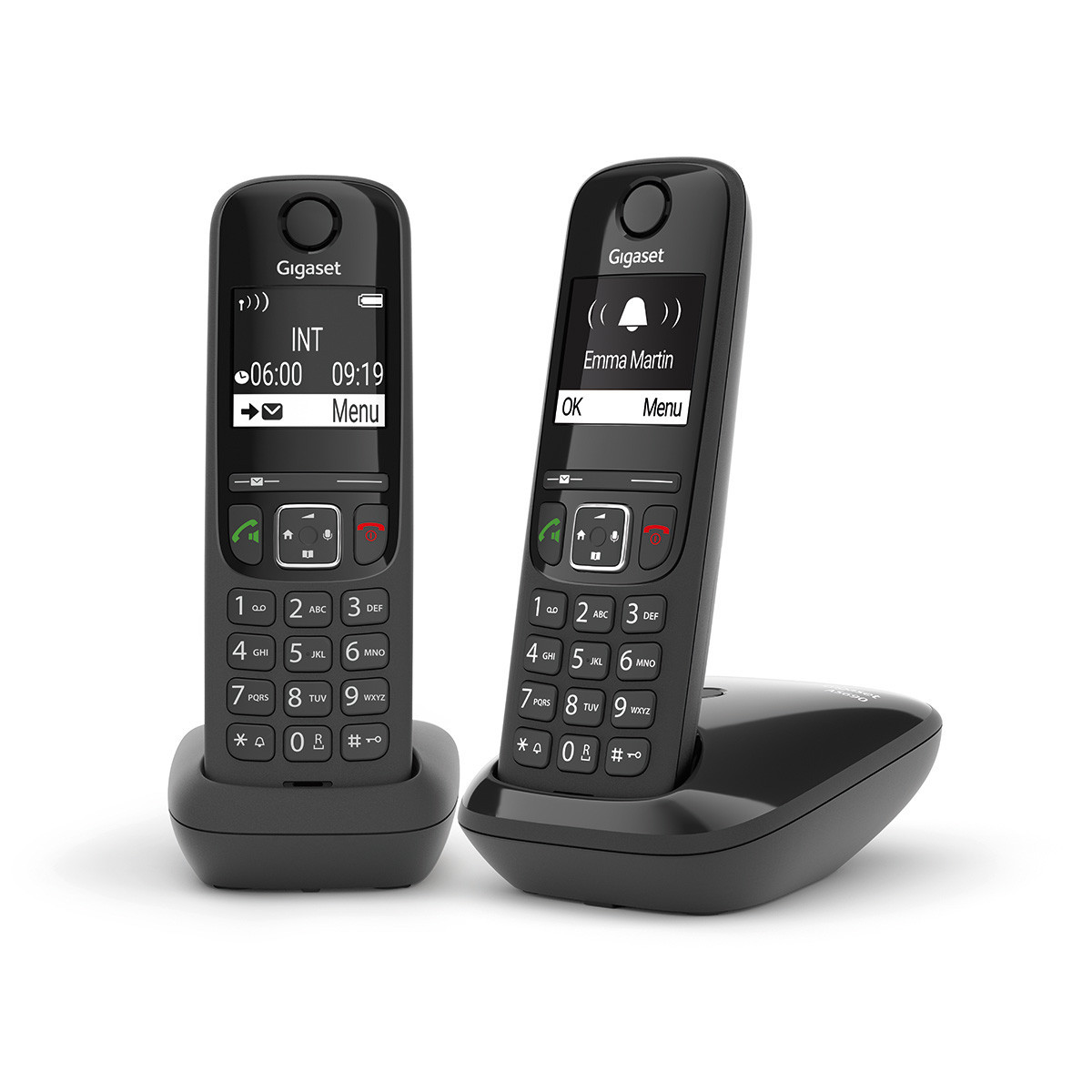 Gigaset Радіотелефон DECT AS690 DUO Black  Baumar - Я Люблю Це