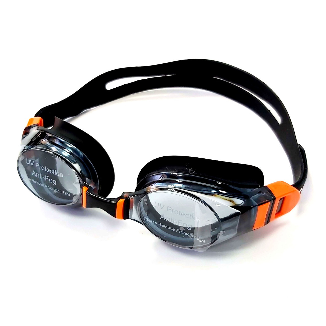 Окулири для плавання LEACCO чорні SG1670-orange