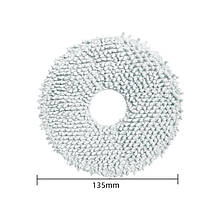 Мікрофіброві накладки (ганчірки) для робот-пилососа Xiaomi X10+ / X20+ ( B101GL / C102 ) / Xiaomi X10 Plus X20 Plus 6шт, фото 5