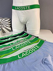 Набір чоловічих трусів Lacoste Лакоста в подарунковому пакованні 5 шт., фото 3