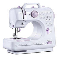 Мини швейная машинка портативная многофункциональная с оверлоком Household Sewing Machine FHSM-505 12 в 1