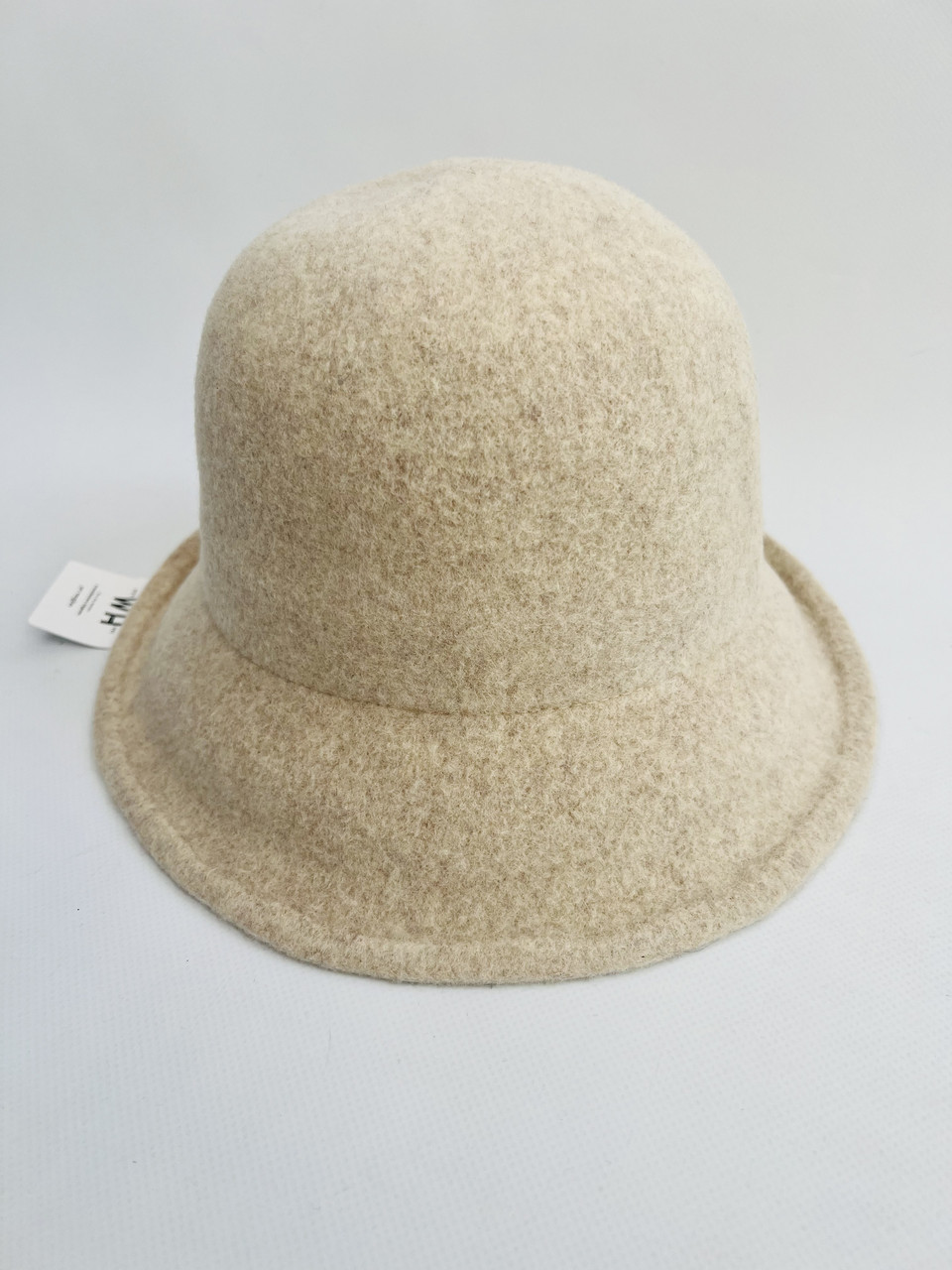 Капелюшок жіночий вовняний бежевого кольору, фото 1
