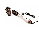 Фен-браш для сушіння та укладання волосся 2 в 1 Kemei KM-8020, фото 2