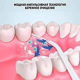 Портативний іригатор для ротової порожнини Power-floss Shining Ipx7 LY-314 Blue, фото 4