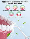 Портативний іригатор для ротової порожнини Power-floss Shining Ipx7 LY-314 Blue, фото 7
