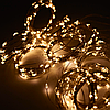 Гірлянда штора від USB (3х3 м) + пульт, Водоспад, 240 Led, Жовта / Світлодіодна гірлянда роса, фото 7