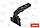 Завіса штольна з дотягувачем Blum Clip-Top чорний онікс 79B9550 ONS, фото 3