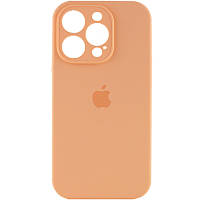 Чехол Silicone Case Full Camera Protective (AA) для Apple iPhone 13 Pro Max (6.7") Оранжевый / Cantaloupe