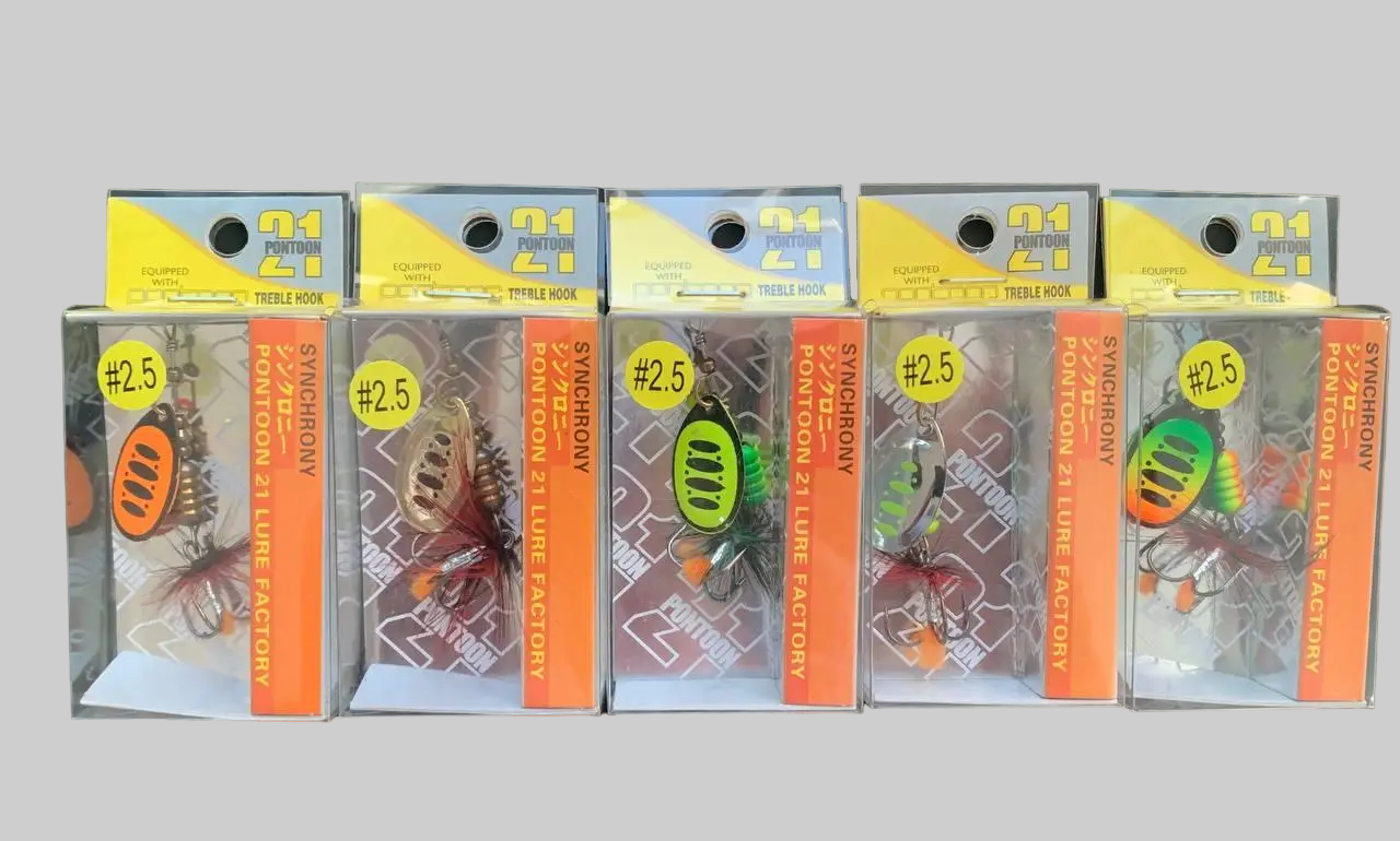 Блешні Вертушки Pontoon 21 SYNCHRONY #2.5 (5g) 5шт Набір